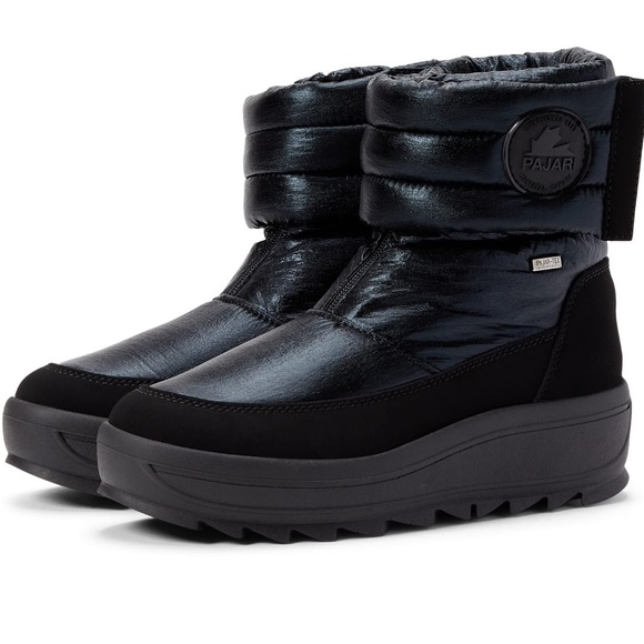 Pajar Shoes - Pajar Canada Tarina Boot winter womens black zipper Velcro size 40 or 9-9.5
